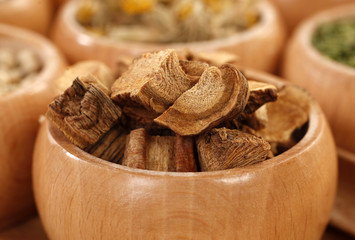 Gentian dried root parts herb