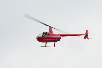 Red Robinson R-44 "Raven" helicopter