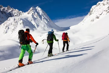 Muurstickers Skitour Sellrain © Stephan Baur
