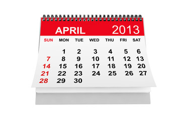 Calendar April 2013