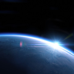 Sunrise Earth 3D