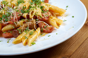  Italian Penne rigate pasta with