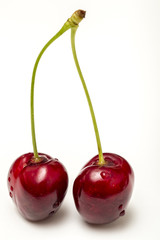 Wet Twin Cherries