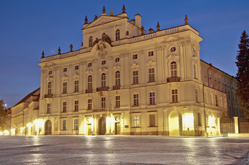 Fototapeta na wymiar Arcybiskup Pałac w pobliżu Zamku Praskiego