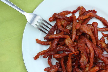 Fried pork - Dry pork