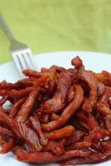 Fried pork - Dry pork