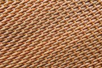 texture of synthetic rattan weave