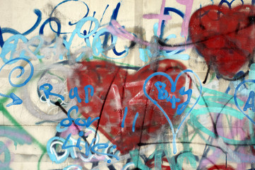 Graffiti an einer Wand