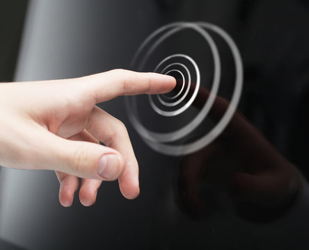 hand pushing interface