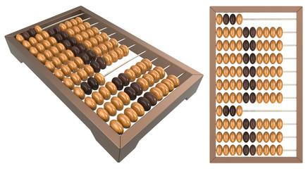 Wooden abacus