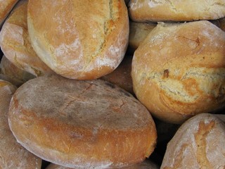 Traditional bread stored