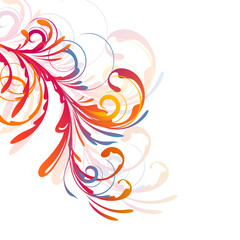 Vector Illustration of a Floral Design