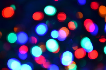 Abstract light bokeh background