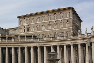 The Papal Apartments in the Vatican