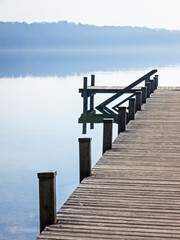 old wooden jetty