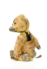 antiker Teddybär, Rückansicht