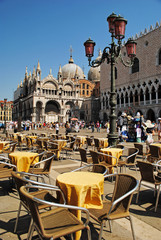 Piazza San Marco with Campanile, Basilika San Marco and Doge Pal