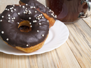 doughnuts and tea