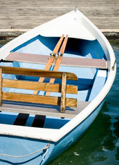 old rowboat