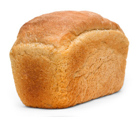 loaf of bread russian isolated on white background