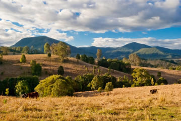 Nimbin, Australia, rural landscape