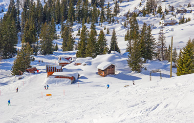 Winter in the alps