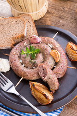 home-baked sausage