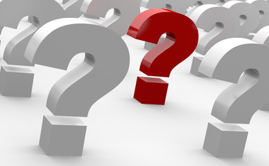 Spiel der Fragen - Rot