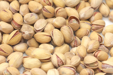 background of pistachio. macro