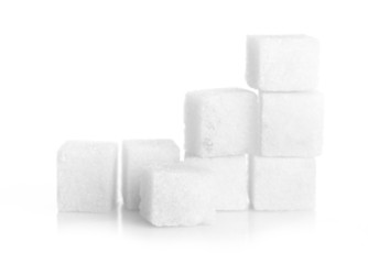 Studio photography of a lump sugar
