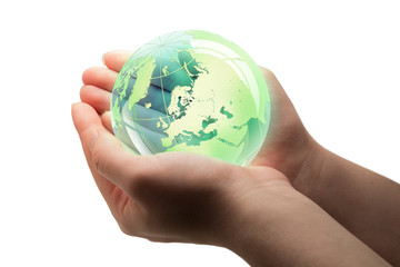 world in hands