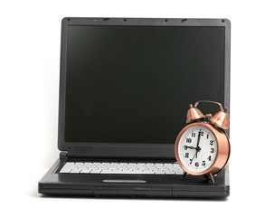 shot of office work in relation with time efficiency.
