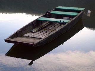 Punt on the river