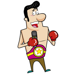 Cartoon Boxer