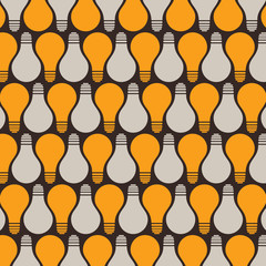 cream yellow bulb pattern stock vector