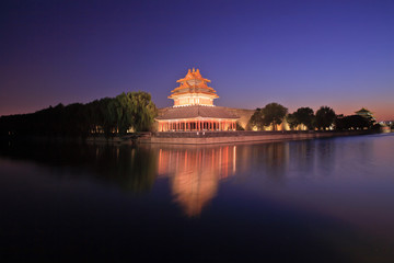 Obraz premium Imperial Palace in Beijing turret