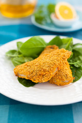 breaded fish