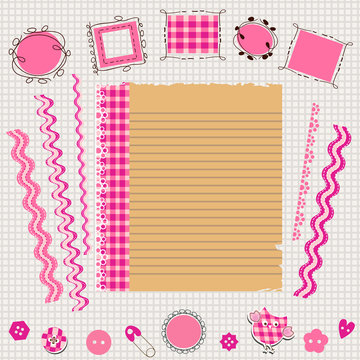 Pink Scrapbook Paper Images – Browse 100,947 Stock Photos, Vectors, and  Video