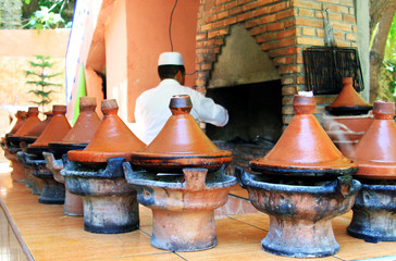 Moroccan ceramic cookware - tajines