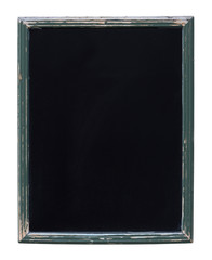 An Isolated Rustic Framed Empty Blackboard For Your Text
