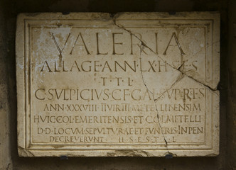 Valeria Allage tombstone