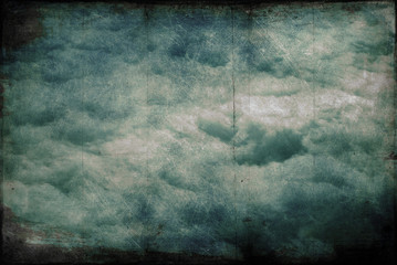 Naklejka premium Clouds. view from the window of an airplane flying in the clouds