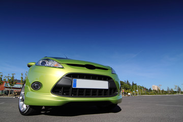 Obraz premium green car