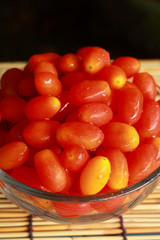Fresh ripe cherry tomatoes