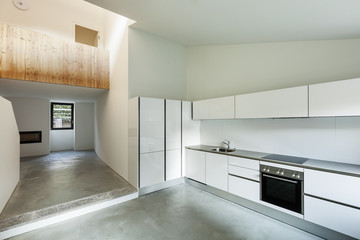 Modern house interior, nice kitchen