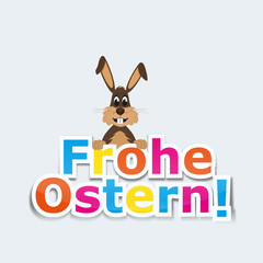frohe Ostern osterhase