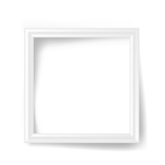 White Photo Frame