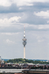 Obraz premium The Olympiaturm in Munich, Germany
