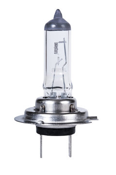 halogen car bulb,isolated on white