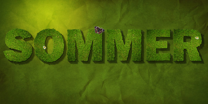 Sommer Grasschrift